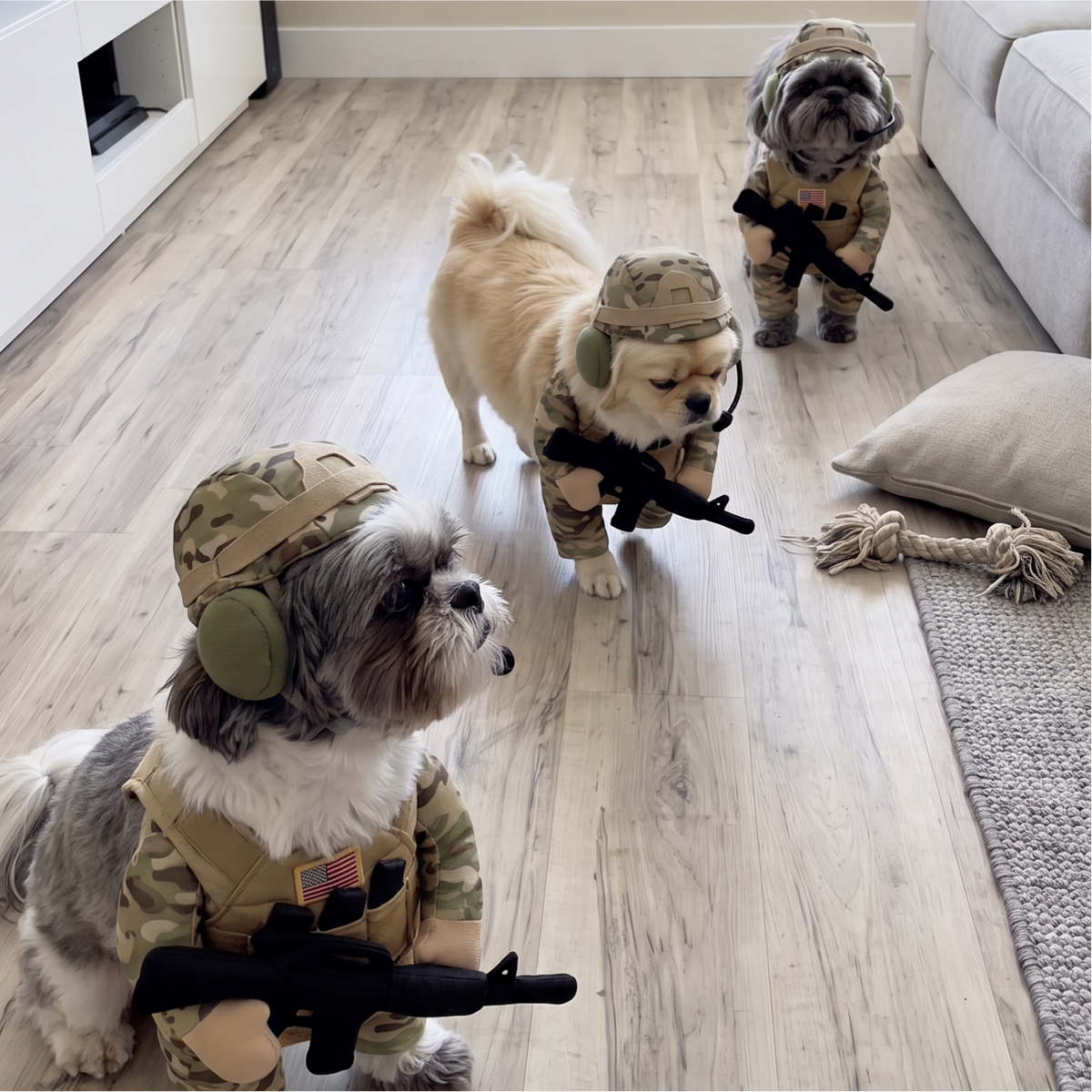🔥 50% OFF🪖Pet Tactical Soldier Uniform – Military Style Dog Costume