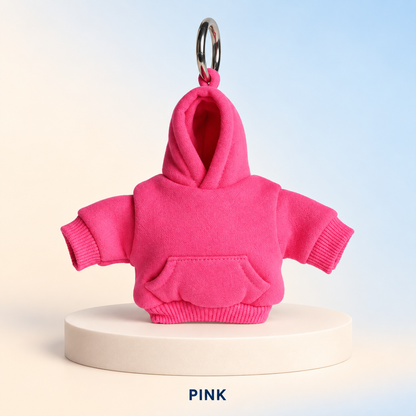 🧥🔑 Hoodie Keychain | Miniature Stress Ball Hoodie Clip-On Keychain Charm 😌✨✨