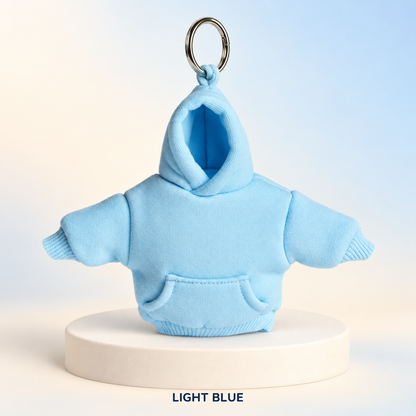 🧥🔑 Hoodie Keychain | Miniature Stress Ball Hoodie Clip-On Keychain Charm 😌✨✨