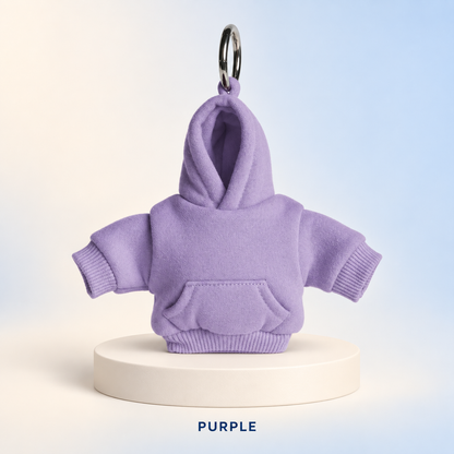 🧥🔑 Hoodie Keychain | Miniature Stress Ball Hoodie Clip-On Keychain Charm 😌✨✨