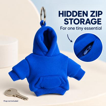 🧥🔑 Hoodie Keychain | Miniature Stress Ball Hoodie Clip-On Keychain Charm 😌✨✨