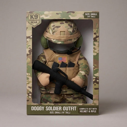 🔥 50% OFF🪖Pet Tactical Soldier Uniform – Military Style Dog Costume