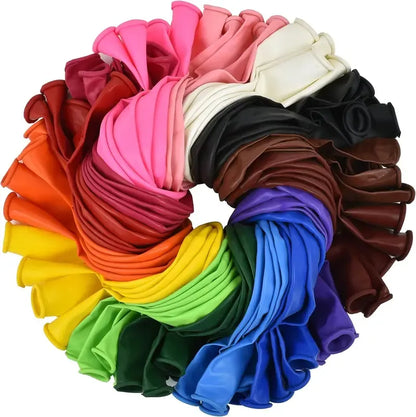 100-Pack 10" Premium Extra Thick Latex Blow Up Balloons