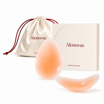 👗✨ Reusable Teardrop Lift Nipple Covers – Adhesive Silicone Pasties for Strapless & Backless Outfits 💖