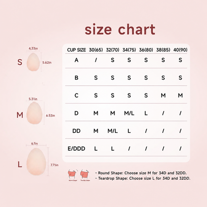 👗✨ Reusable Teardrop Lift Nipple Covers – Adhesive Silicone Pasties for Strapless & Backless Outfits 💖