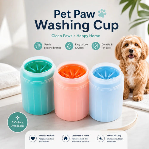 Automatic Pet Paw Washer — Dirty Paws In. Clean Paws Out. 🐾