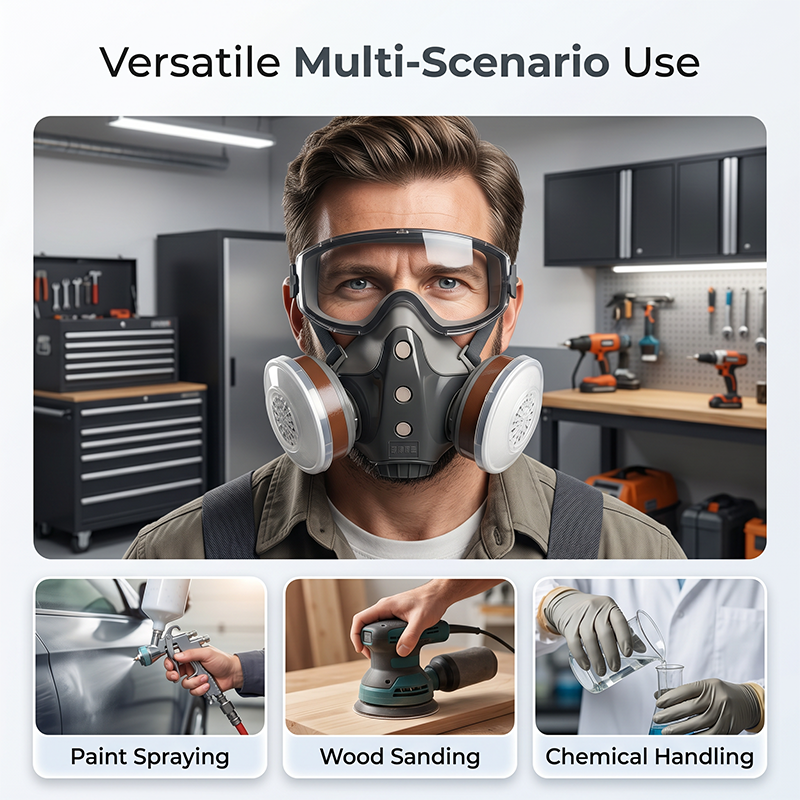 Professional Paint Spraying Respirator Mask
