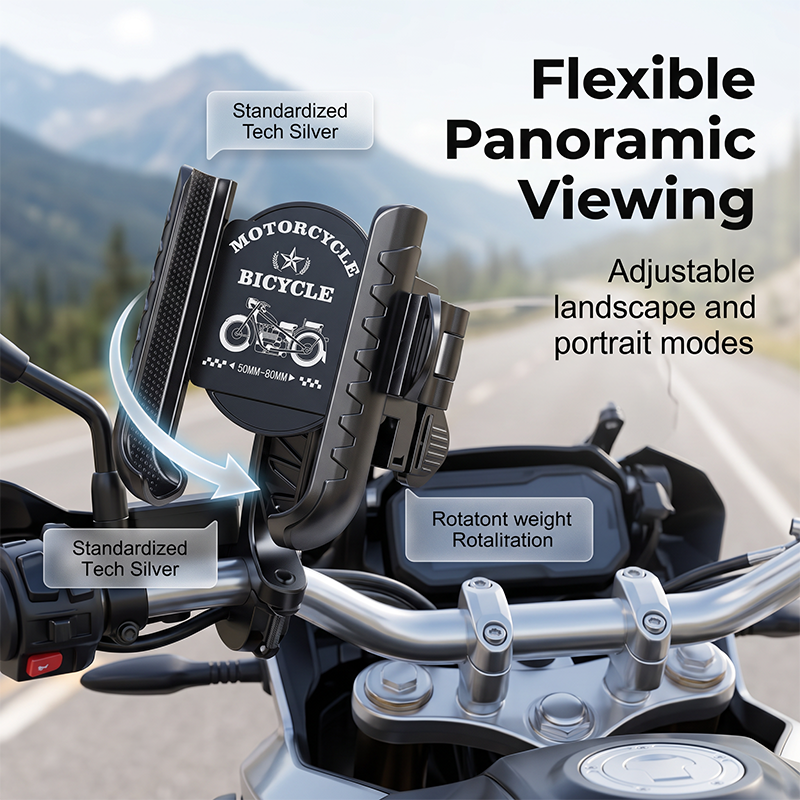 ⚡Quick-Release Bike Phone Mount with Secure Lock