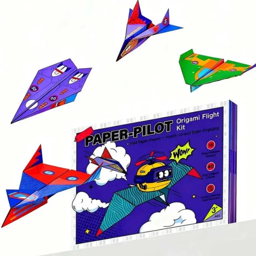 DIY Paper Airplane Set for Kids – 16 Designs
