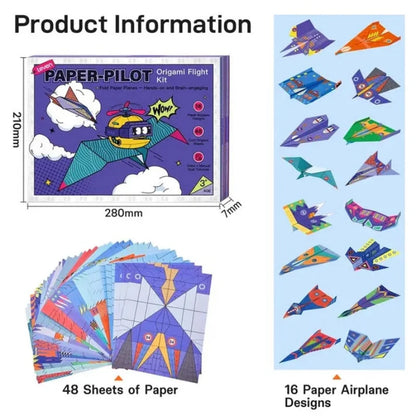 DIY Paper Airplane Set for Kids – 16 Designs