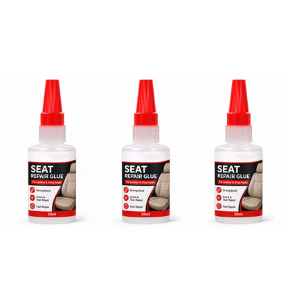 🚗50% OFF NOW! Quick Dry Car Seat Leather Repair Glue‑ Precision Nozzle Vinyl & Leather Adhesive, Permanent Bond Repair Glue for Car Seats, Sofas & Leather Furnitures